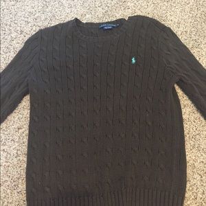 COPY - Ralph Lauren brown cableknit sweater